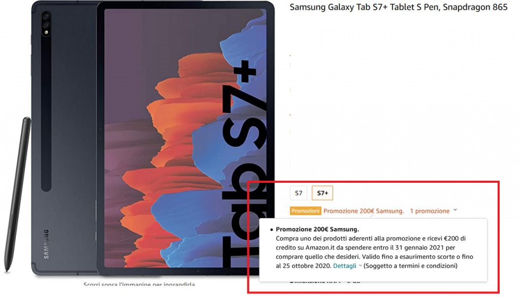 Promo Samsung buoni Amazon: Fino a 200 euro subito!
