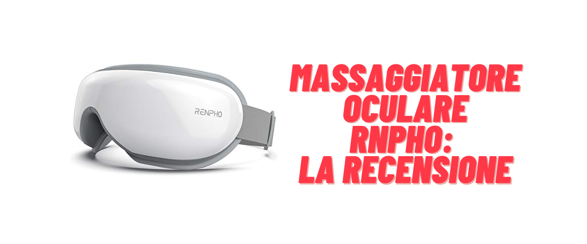 Massaggiatore Oculare Con Calore Per Emicrania E Relax - Regalo Per Donne, Con Bluetooth E Finestra Visibile (Bianco)