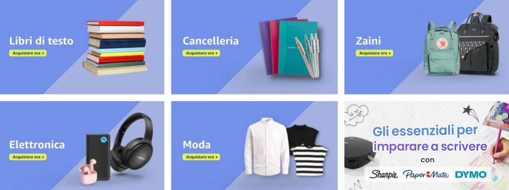 offerte amazon scuola