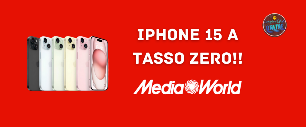 iphone 15 a tasso zero