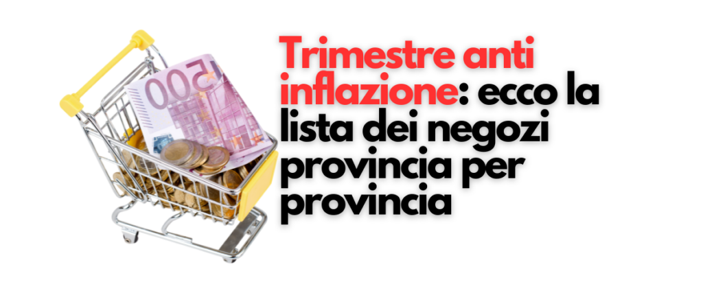 Trimestre anti inflazione
