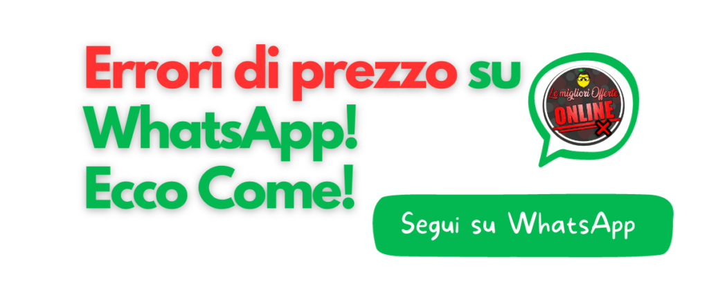 errori di prezzo amazon whatsapp