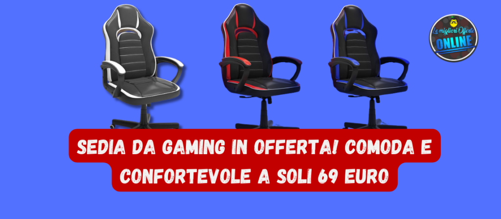 Questa immagine mostra tre sedie da gaming in offerta Flamaker, in posizione di gioco. Le sedie sono dotate di schienale regolabile, poggiatesta e poggiapiedi, per garantire il massimo comfort e supporto durante le sessioni di gioco. Il design delle sedie è moderno e accattivante, rendendole perfette per qualsiasi ambiente.