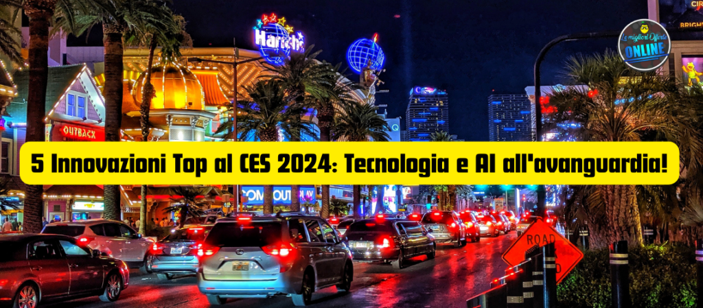 5 Innovazioni Top al CES 2024: Tecnologia e AI all'avanguardia!