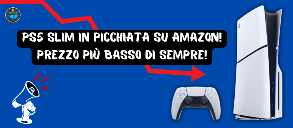 PS5 Slim in picchiata su Amazon! Prezzo più basso di sempre