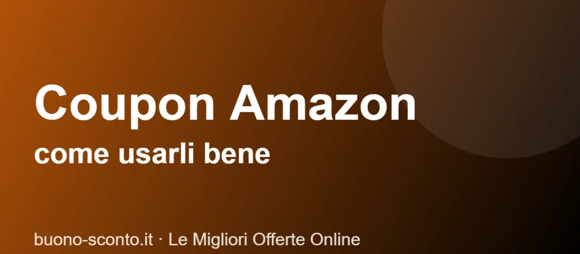Coupon Amazon: come usarli