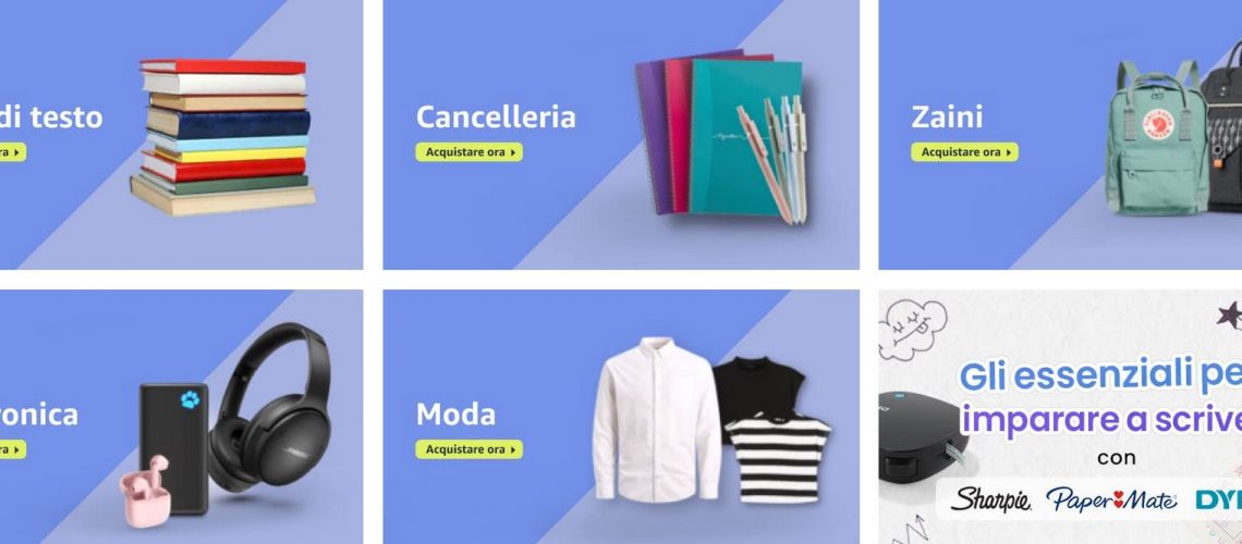 offerte amazon scuola